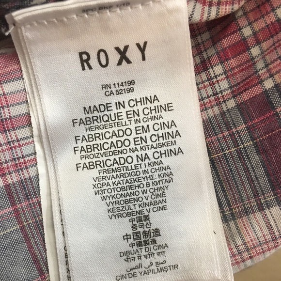 Roxy small women button down shirts - Picture 10 of 11